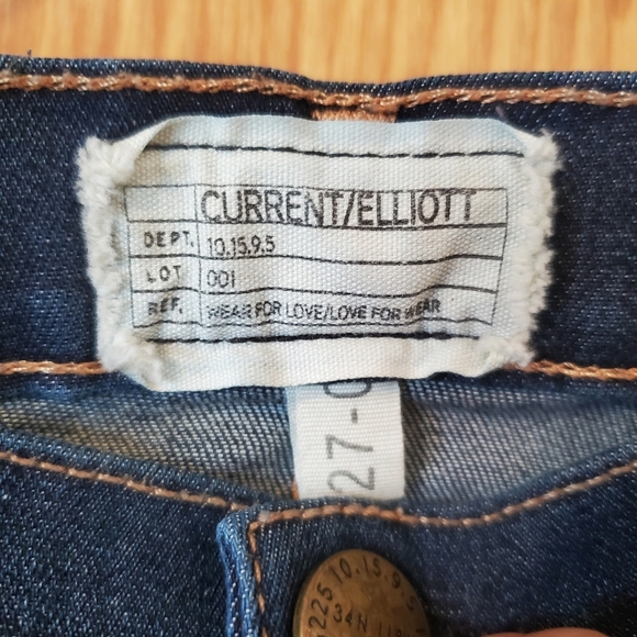 Current/Elliott The Stiletto Typhoon Destroy jeans from Revolve - Picture 7 of 15